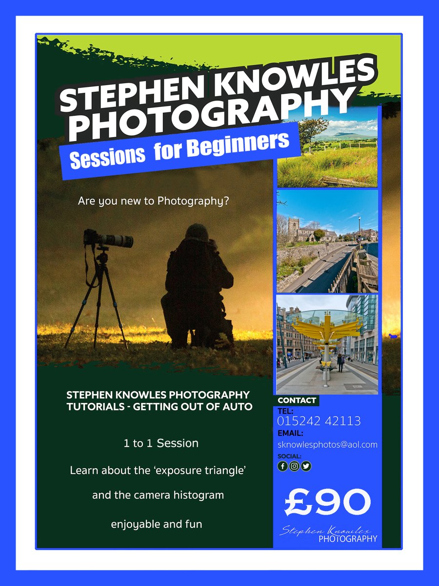 Join me for a 1-2-1 session in The Dales at your pace. Get out of 'auto' settings on your DSLR. See my website for full details.stephenknowlesphotography.co.uk/home/one-to-on…