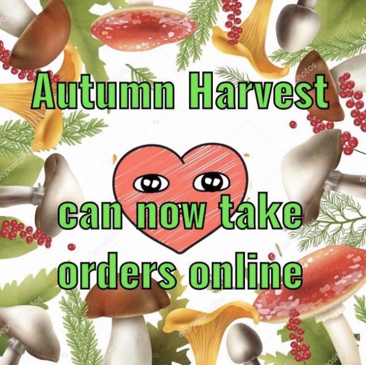 #orderonline#followus#facebook#paypal#mushrooms