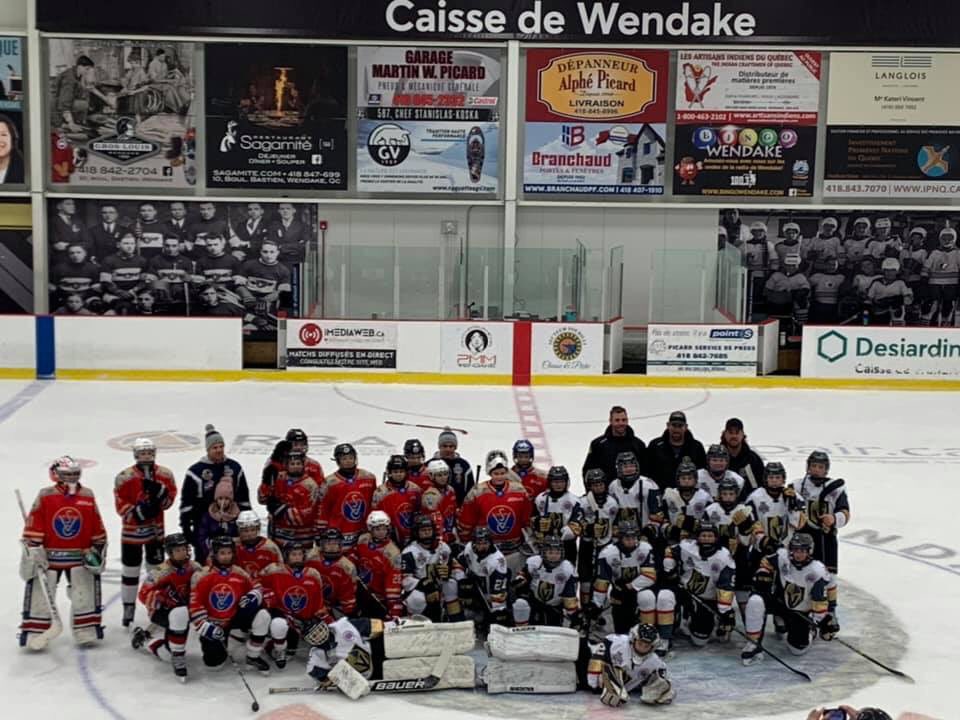 The boys win a scrimmage 2-0 <a href="/tournoipeewee/">Pee-Wee Quebec</a> vs Budapest.  Memories to last a lifetime!  #VegasBorn #peeweequebec
