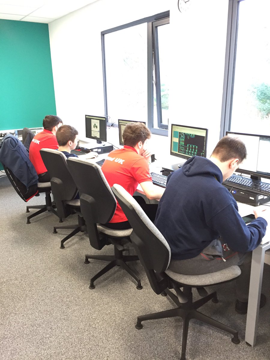 SteveWi31936289's tweet photo. WSUK Electronics squad Back to Basics familiarisation day.
Great to seeAutodesk Eagle being mastered by these very talented Electronic Engineers.
Down to business tomorrow with advanced Soldering training @worldskillsuk @GowerCollegeSwa @autodesk @e3_belfastmet https://t.co/ffZ6DdcucJ