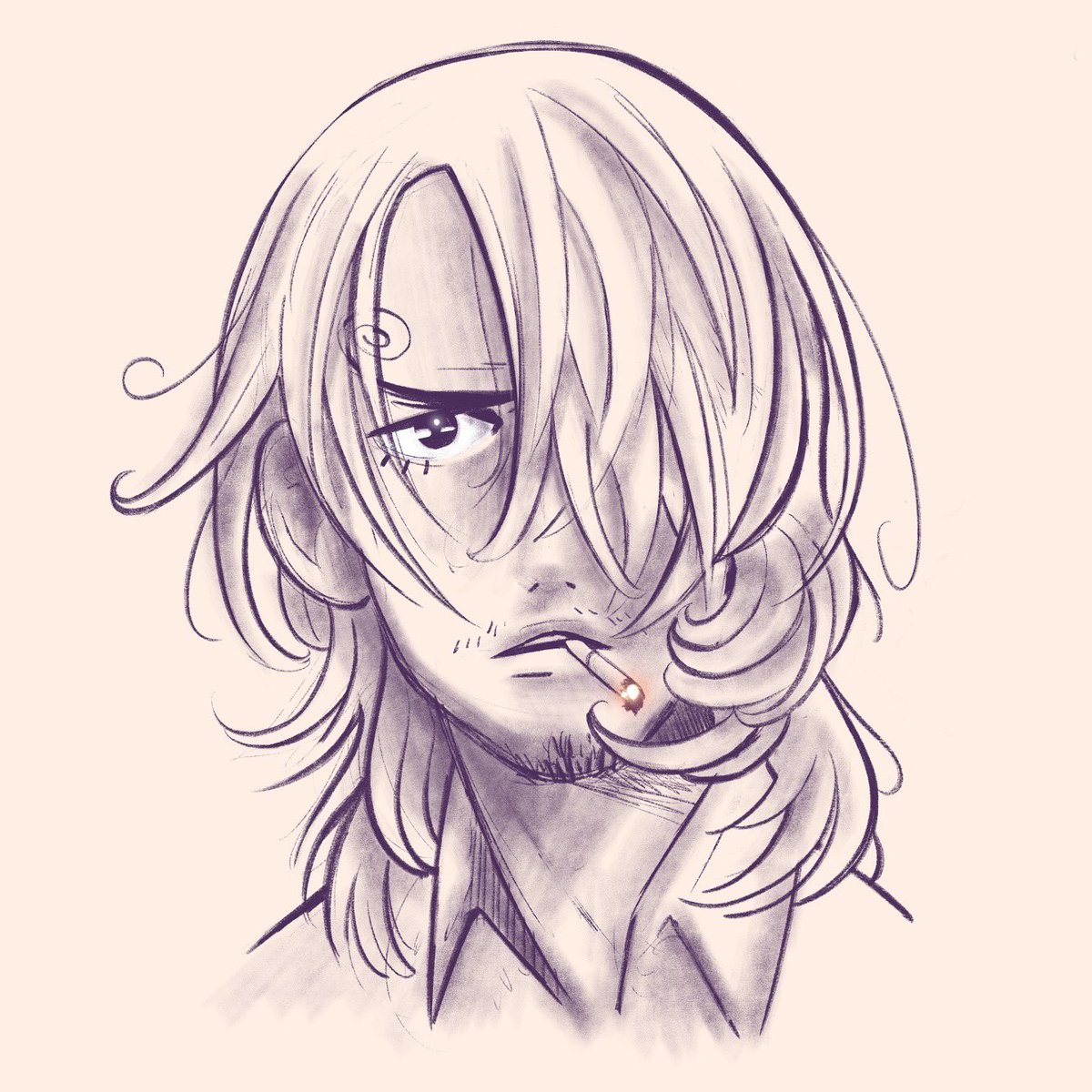 MongeHan's tweet photo. Cmo eu amo desenha cabelo fiz de estudo os meninos de one piece mas com cabelão https://t.co/p1yzqIL8gY