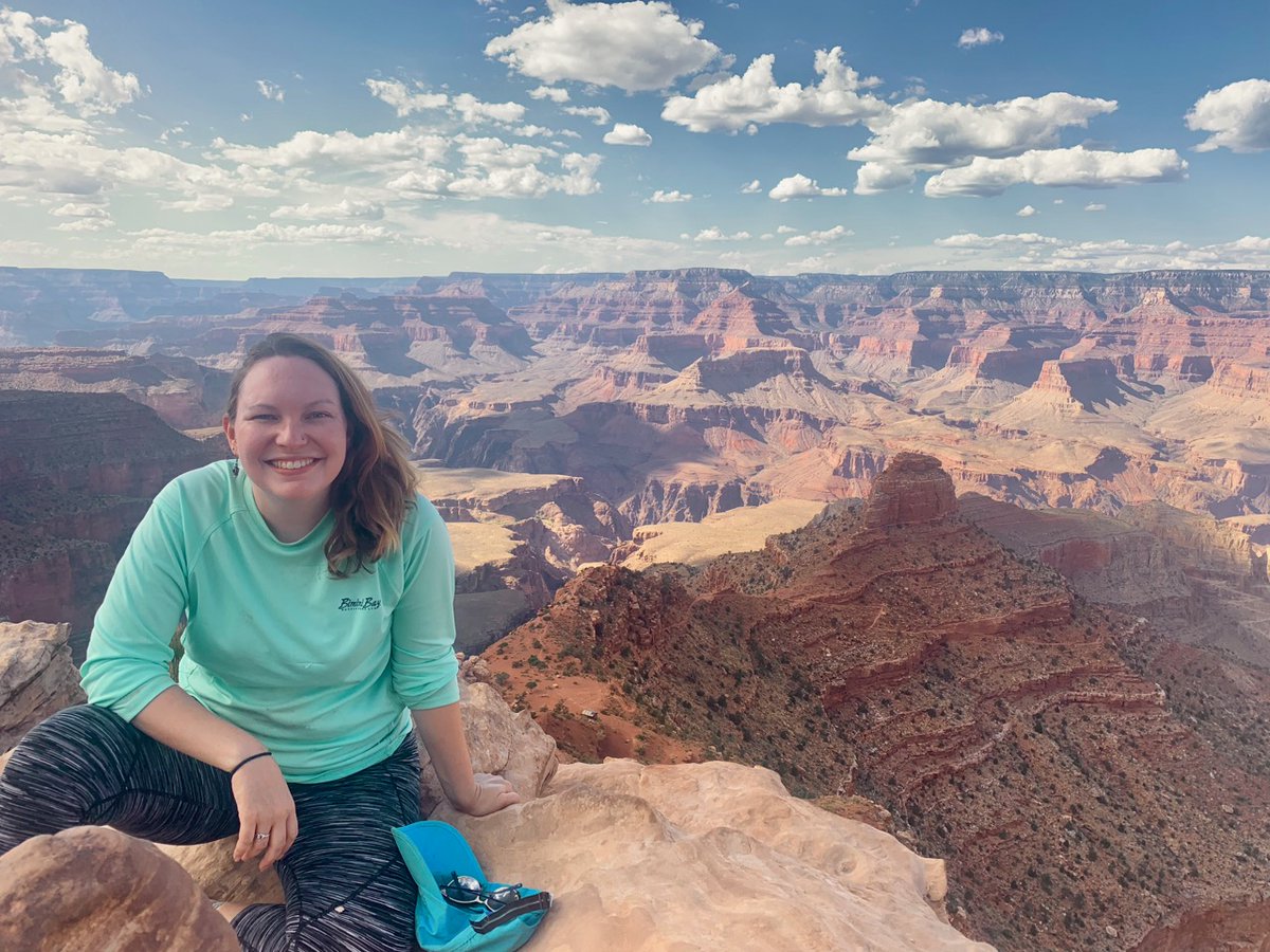 ComSciConATL's tweet photo. Next #AttendeeFeature - @RL_Atkins is a PhD student in the Odum School of Ecology at UGA. She is passionate about coastal ecology and studies snail populations in Atlantic US salt marshes 🐌. In her spare time, she pursues art, creative writing, weight lifting (#fitfam!!) and ☕️! https://t.co/Vi8TQtFddo
