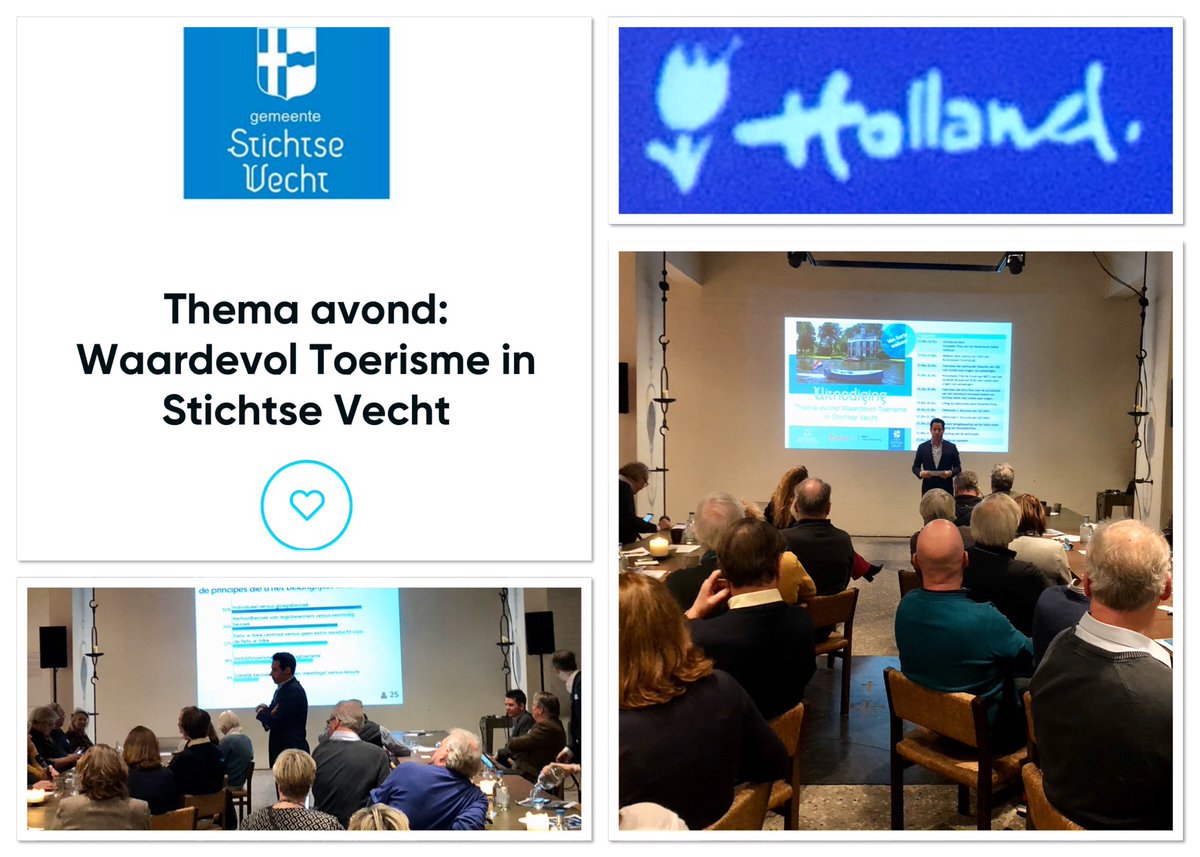 RianneBeekman's tweet photo. Drukbezochte en interactieve thema avond “Waardevol Toerisme in Stichtse Vecht” op Buitenplaats Doornburgh.
#doornburgh #stichtsevecht https://t.co/Qw9wuCW7l6