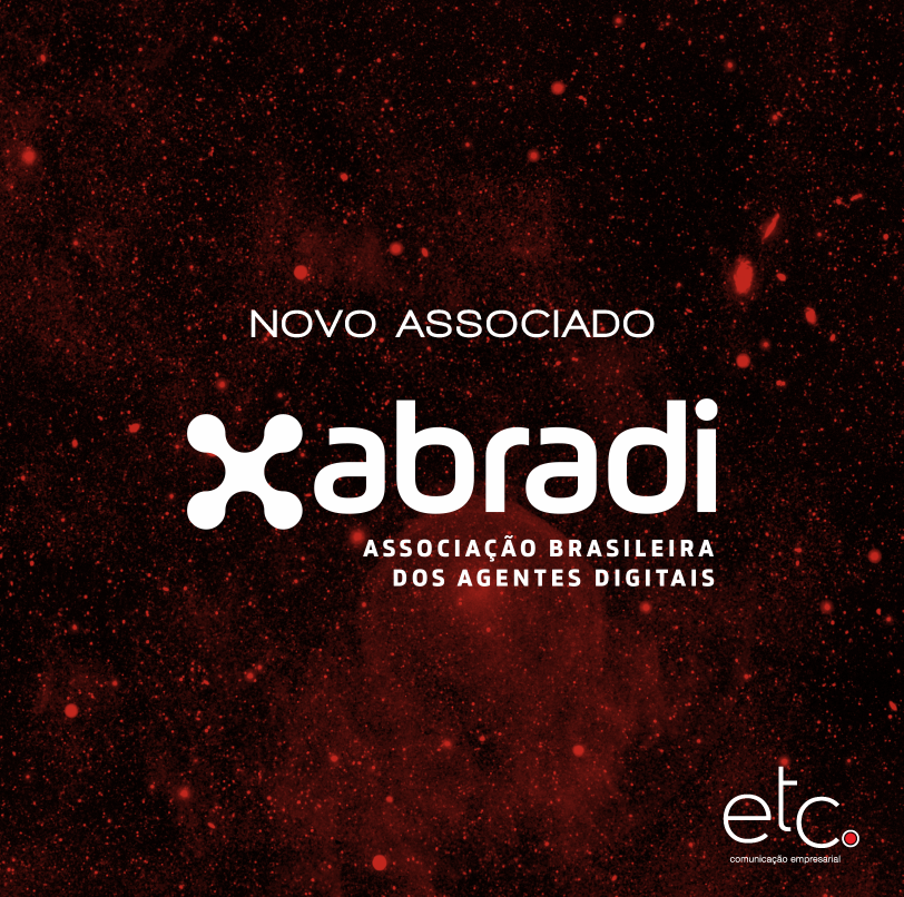 etccomunicacao's tweet photo. Boa notícia! A ETC Comunicação agora faz parte da ABRADi - Associação Brasileira dos Agentes Digitais. 

É um prazer fazer parte dessa excelente iniciativa pelo crescimento das agências digitais!

#ABRADi #agentesdigitais https://t.co/68Yk8G7mzQ