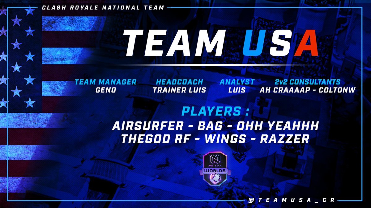 Join us in welcoming the USA No Tilt roster: