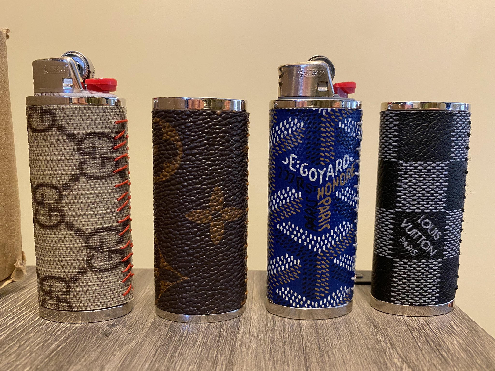 Designer Lighter Case - Goyard - White – The Surgeon