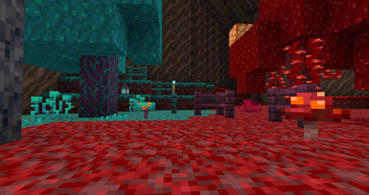 TopicMedia1's tweet photo. The Nether is Growing! #FutureVersions V1.3 is coming together. This is just a little progress report; a lot of the blocks and items are now in the mod. The issue is adding all of the functionality. Let me know if you want a beta version (released sooner) with less functionality. https://t.co/C3E2EJVGjh