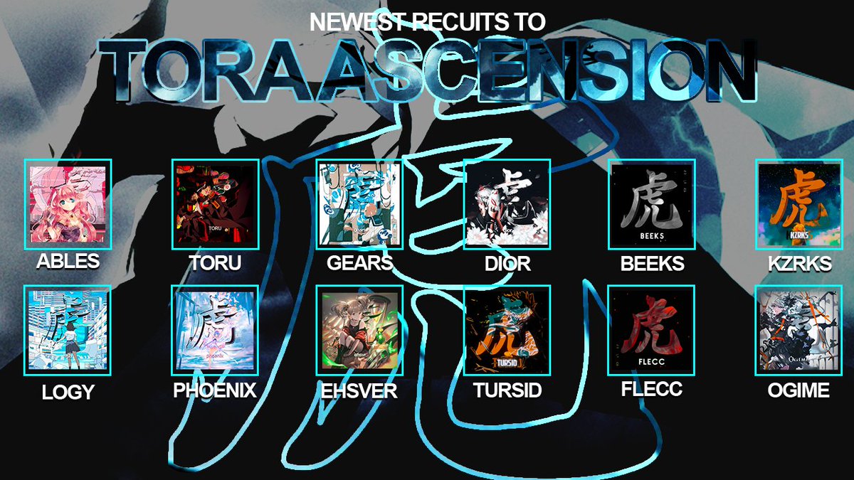 ToraAscension's tweet photo. Welcome to our newest recruits to Tora ! https://t.co/ZCReNbkudj