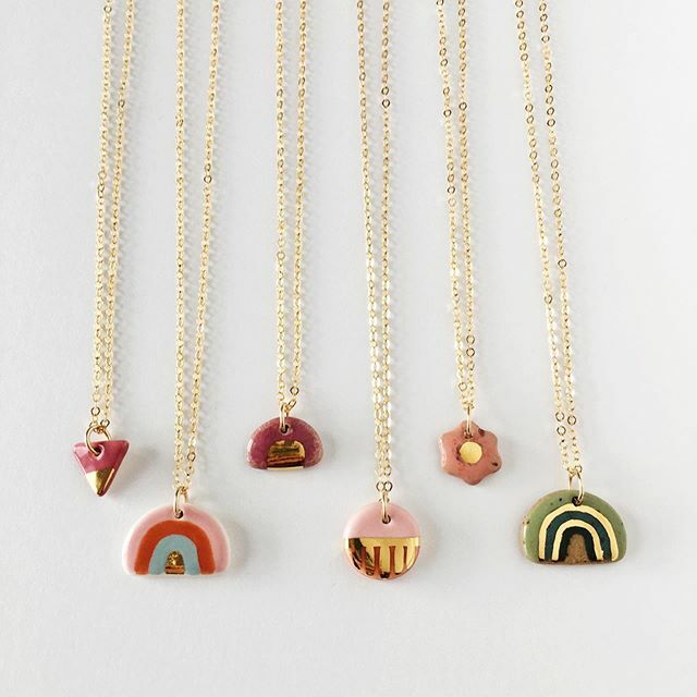 Which necklace is your favorite? 🔻🌸🌈 These 6 designs are the only necklaces currently available in my shop. I’m not sure when I’ll make new ones, but they will be different than these when I do. If you see one you like, you might want to grab it whil… ift.tt/38zngx2