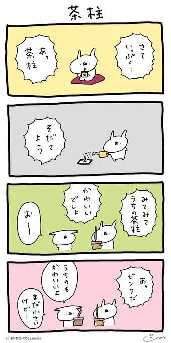 茶柱ブーム #うさてい漫画 