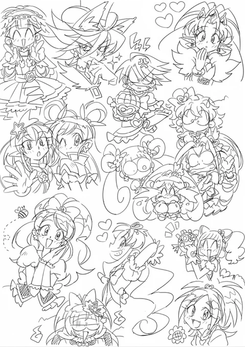女の子でも練習してたけどいつもと絵あんまり変わらんくない!? 
