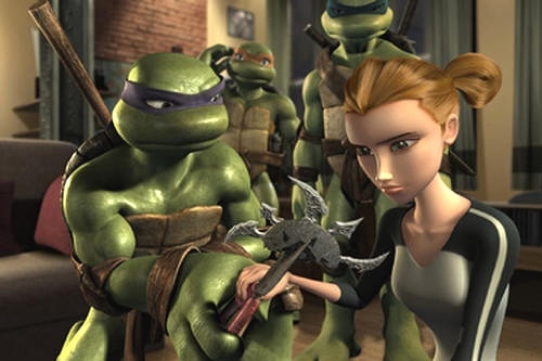 Черепашки-ниндзя мультсериал 2007. Черепашки ниндзя мультик 2007. Черепашки ниндзя 2007 сериал. Черепашки ниндзя 2007 Эйприл