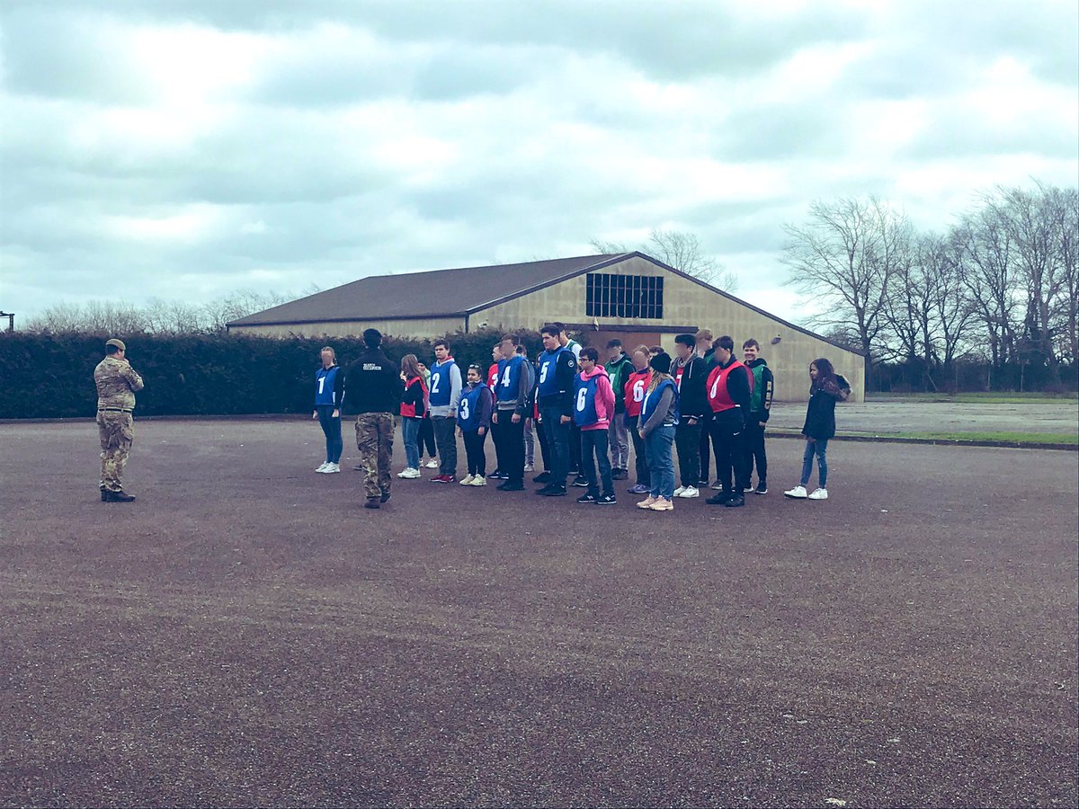 UPS_EC's tweet photo. First day of the Army Work Experience week complete ✅! Today we have had a:
- Drill session
- Kit issued 
- Teambuilding Sessions 
- Room set up and inspections 
Now some chill time before bed, ready to smash tomorrow 👊🏻💪🏻
Students doing awesome so far 🌟 https://t.co/vqw0beOHmF