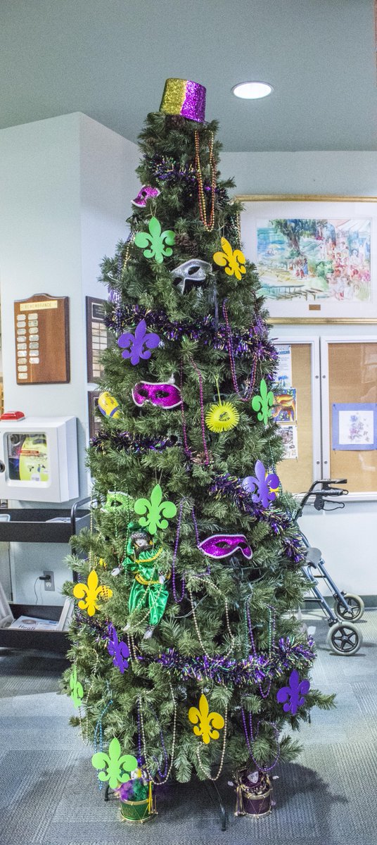 DaphneLibrary's tweet image. ⚜️ We've decorated for Mardi Gras!⚜️