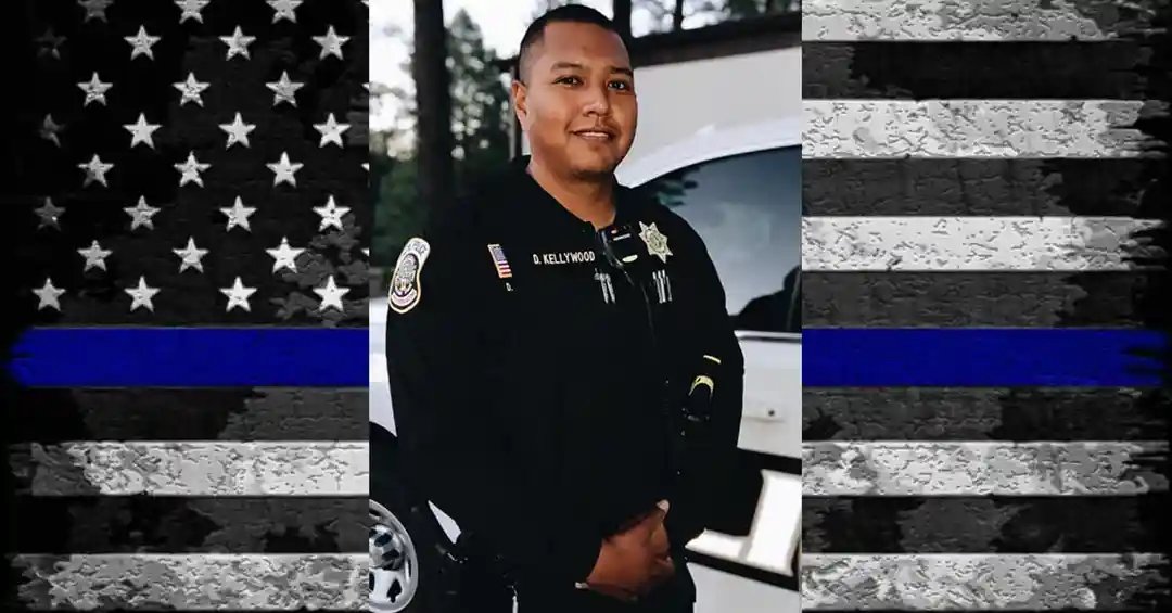 A hero was just murdered and leaves behind a wife and two children. Officer David Kellywood, your life mattered.

Hero Down: White Mountain Apache PD Officer David Kellywood Murdered By Gunman

Follow <a href="/bluelivesmtr/">Blue Lives Matter</a>
#BlueLivesMatter #BackTheBlue 

Story buff.ly/2P2O3dh