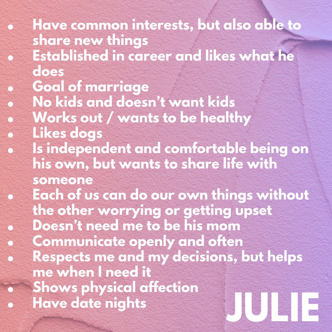 LetsDatePod's tweet image. What’s you’re ideal relationship? Here’s our lists for some inspiration! 💖 Send us your list, anonymously, so we can discuss it. #dating #DatingAdvice