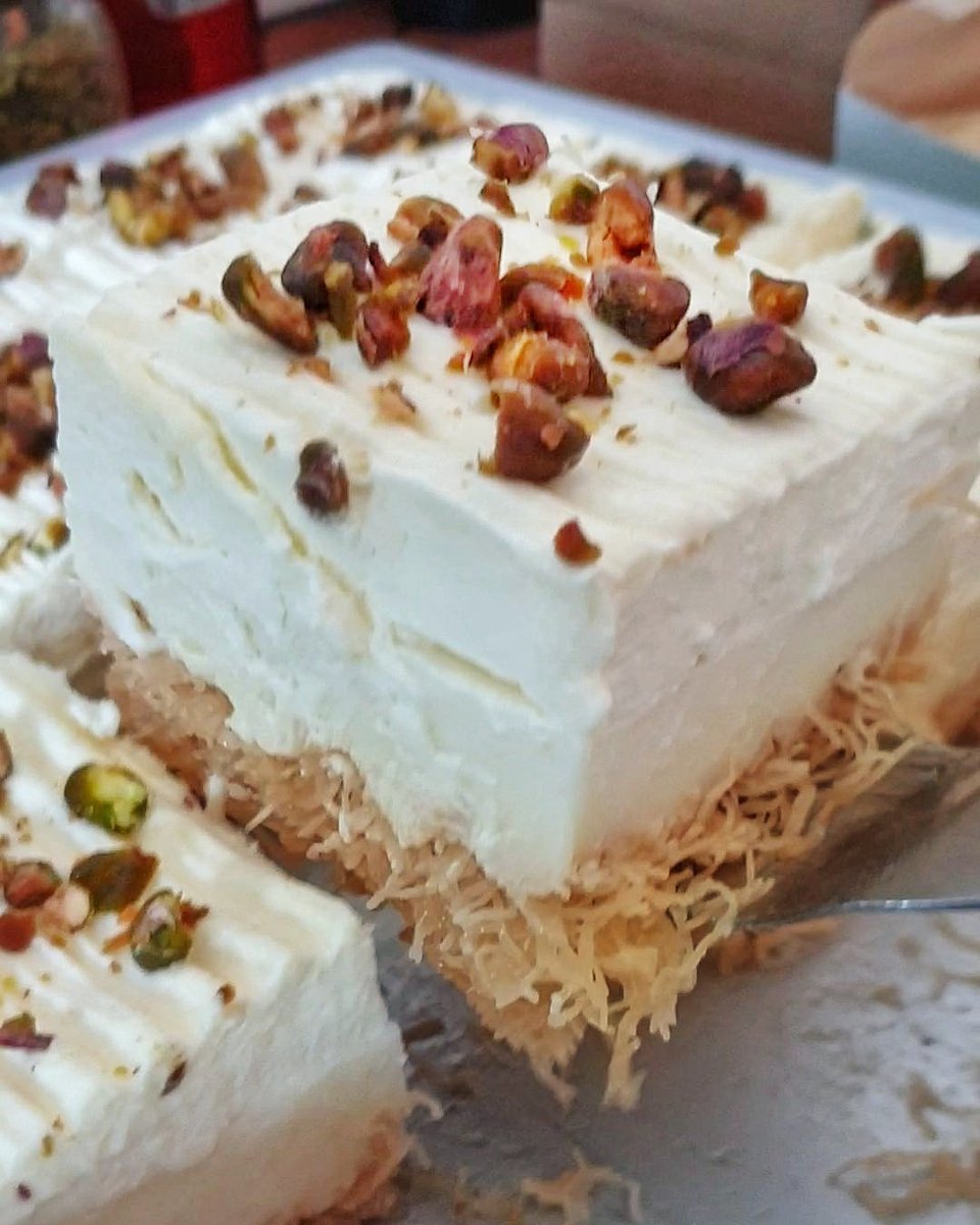 OliveOilButter's tweet photo. Ekmek Kataifi π₯ delicious, traditional dessert that will leave you speechless! @oliveoilandbutter #melbournesweets #cafe #melbournebrunch #brunch #foodpics #melbournefood #melbournecafe #yum #delicious #greekfoodmelbourne #greekfood #goodfoodau #greekcakes #melbournefoodie https://t.co/veJSneT0X2
