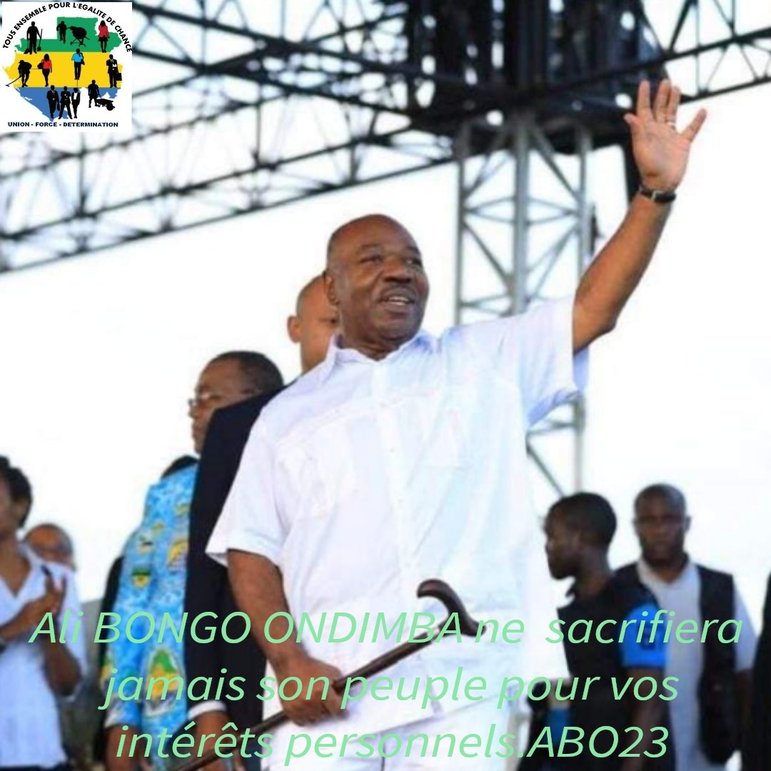 "Je l’ai dit il y a quelques jours et j’espère ne plus avoir à le répéter : sur ce plan, ma patience à des limites"
Dixit: Ali BONGO ONDIMBA 

#ONG TEPEC  100%100ABO 
#Nous Soutenons 
#Ensemble on est plus fort 
#Nous étions ABO hier.
Nous sommes ABO aujourd'hui.