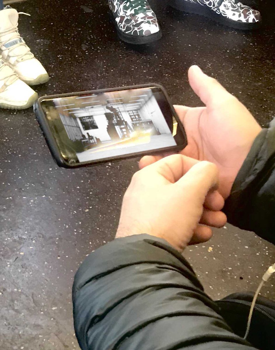 doom_anton's tweet photo. I SEE THIS DUDE GETTING ALL CHOKED UP ABOUT SOMETHING ON HIS PHONE SO I COP A PEEK AND MY MANS IS LITERALLY WATCHING SOMEONE BUILDING A STAIRCASE WTF?? https://t.co/wxioKwrUyT