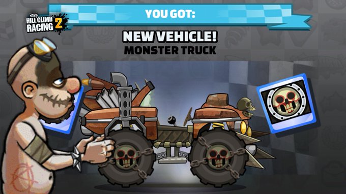 Rafa on X: Hill Climb Racing 2 - Paint Monster Truck STEAM PUNK