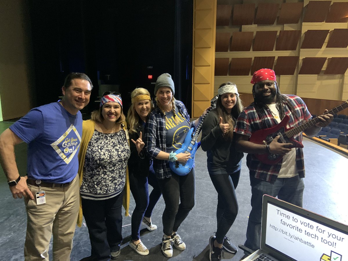Loved sharing our favorite tech tools with fellow teachers in the first ever AH Rockin’ Battle of the Tech Tools! #rockon #ahisdmystory