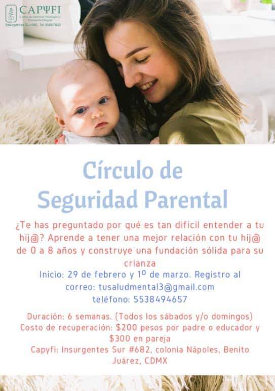 Capyfi1's tweet photo. Te invitamos a nuestro “CÍRCULO DE SEGURIDAD PARENTAL”, donde aprenderás a tener una mejor relación con tu hijo. 
Puedes tomarlo todos los sábados o todos los domingo por 6 semanas.Cualquier duda escríbenos inbox o al número 5538494657
#Curso #CrianzaAfectiva #Capyfi https://t.co/PSQ2IplVLF