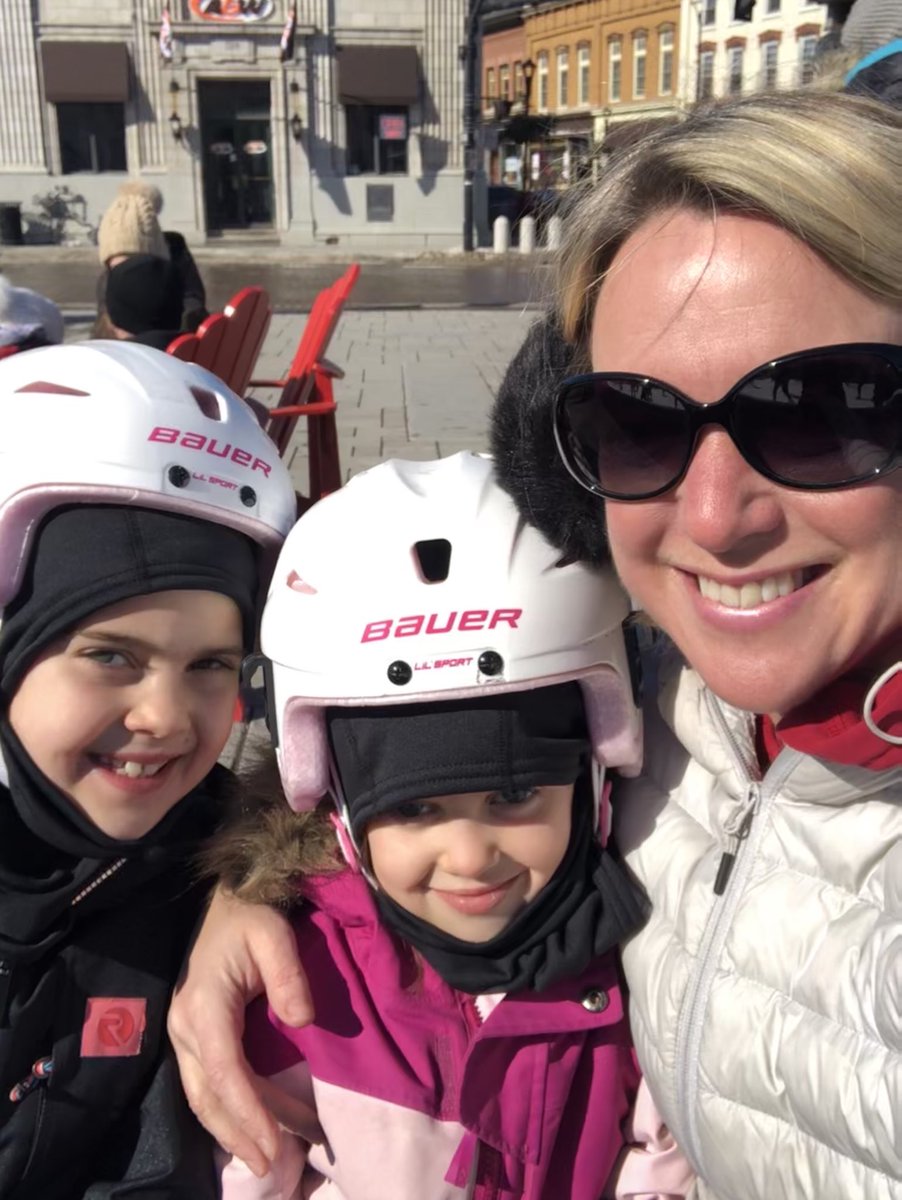 csnider04's tweet photo. Happy #FamilyDay2020 enjoying the beautiful sunshine & skating and yummy marshmallows with my girls in downtown #ygk #febfest #springermarketsquare #toobaddaddyssickinbed https://t.co/7KG4H3w2UD