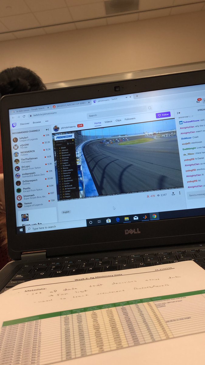 iggy0022's tweet photo. Daytona 500 from class #Pit4Busch #sweepstakes https://t.co/pML7jyE8Ia