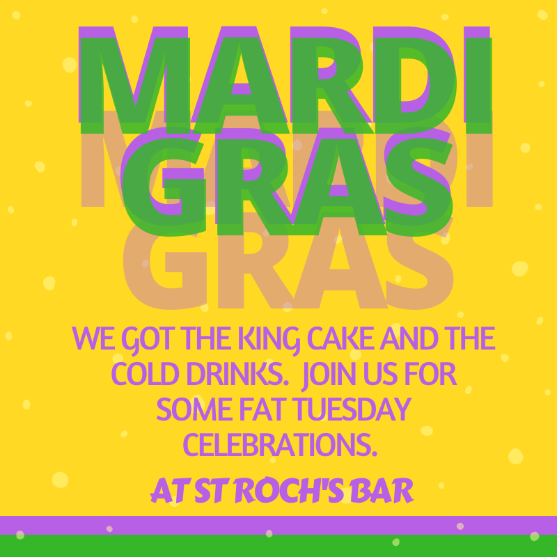 strochsbar's tweet photo. Join us for Mardi Gras on Tuesday, February 25th.  We got King Cakes, and we'll be tapping a Death by King Cake keg from Oskar Blues.  #mardiGars2020 https://t.co/wd6klZ5GU0