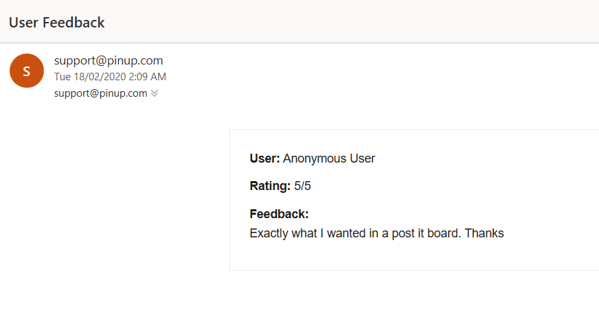 PinupDotcom's tweet image. Feedback received for pinup.com Professor of education Member Samuel V.., MD, PhD...As I operate in the space of information / transfer / collaboration, I am very sensitive to the issues, I've settled on Pinup for its strength in its simplicity and absence of bloat.