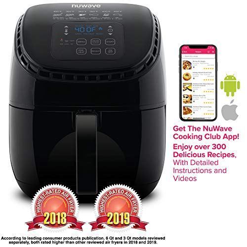 HauryOrg's tweet photo. NUWAVE BRIO 3-Quart Digital Air Fryer includes Nuwave Cooking Club App, one-touch digital controls, 6 easy presets, precise temperature control, recipe book, wattage control, and advanced functions like PREHEAT, REHEAT more https://t.co/IlKtLFGWeH https://t.co/WYktEYTebx