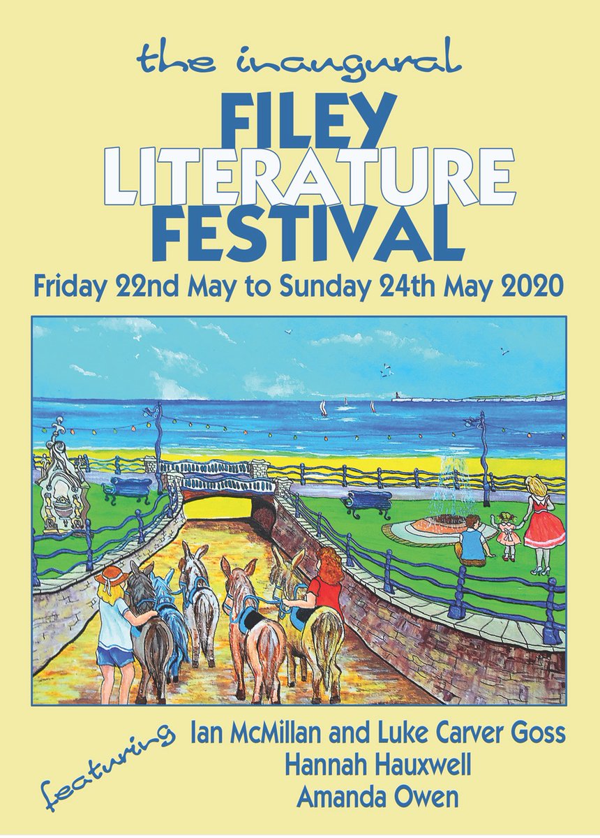 davidpendleton0's tweet photo. If you're in Filey on Wednesday nip along to the Evron Centre at 1pm to pick up a copy of our free @Fileyliteratur1 programme!
We've had thousands printed, so help with distribution across our glorious county and beyond appreciated! It's our first year and we're non-profit making https://t.co/8PIZUKHJh6