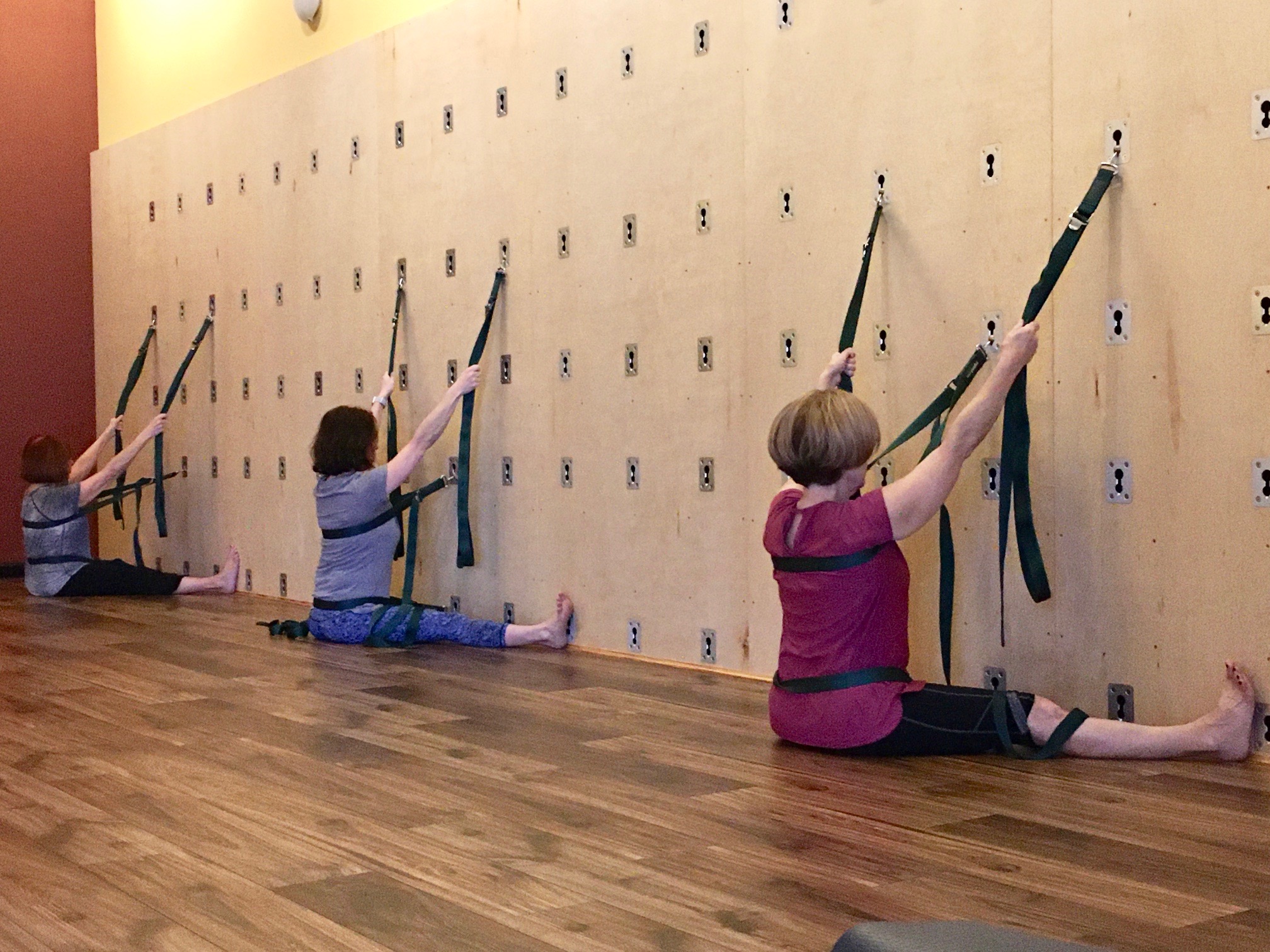 Austin Iyengar Yoga on X: Rope wall Upavistha Konasana at Austin