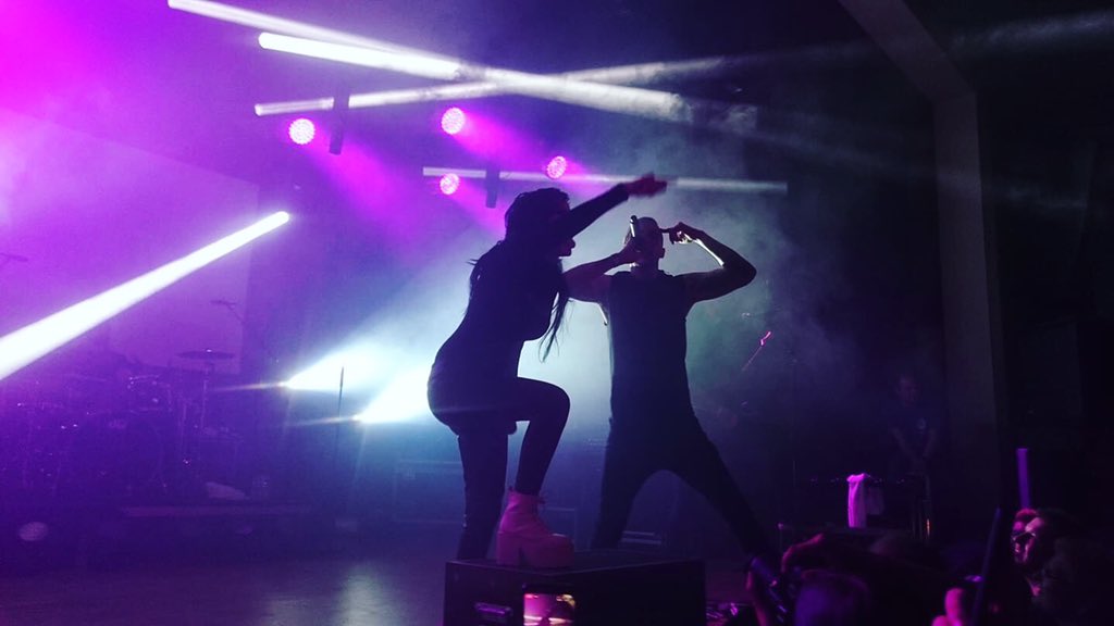 zahnaofficial's tweet image. So happy for @randomheroband and their success with new album &amp;amp; single “Tension” (charting 6 weeks at #1) and for “Tension” sweeping the nominations for @thegrizzlyawards . Scope their album and enjoy this photo of @aaronwatkins and I in Germany 2 years ago!