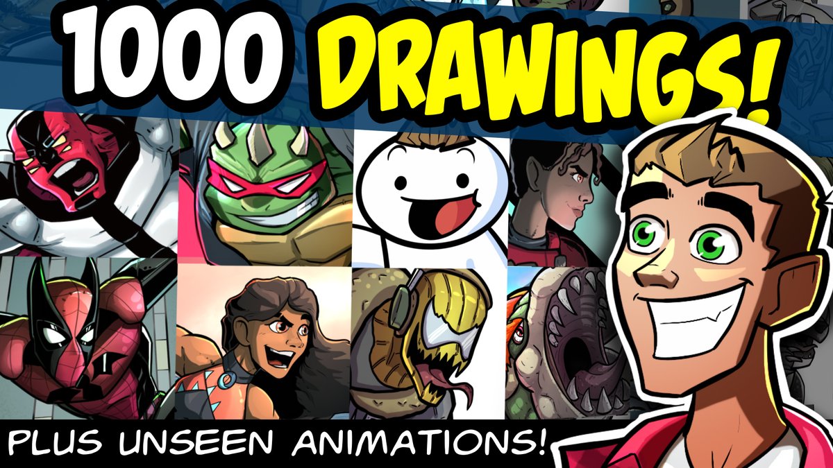 Chr_Pearson's tweet photo. My BIGGEST video ever! Going through all my art and animations (including stuff I never showed anyone) from the last year! Been a great year for my art growth!!!
https://t.co/iqo2gdwtck https://t.co/x6a9LdPr2T
