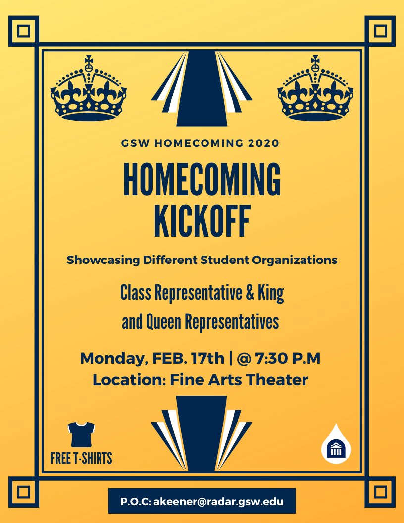 GSWDrop's tweet photo. Homecoming 2020. Day 1. See you there 👀👋🏼💙💛 https://t.co/MKiE0io6RX