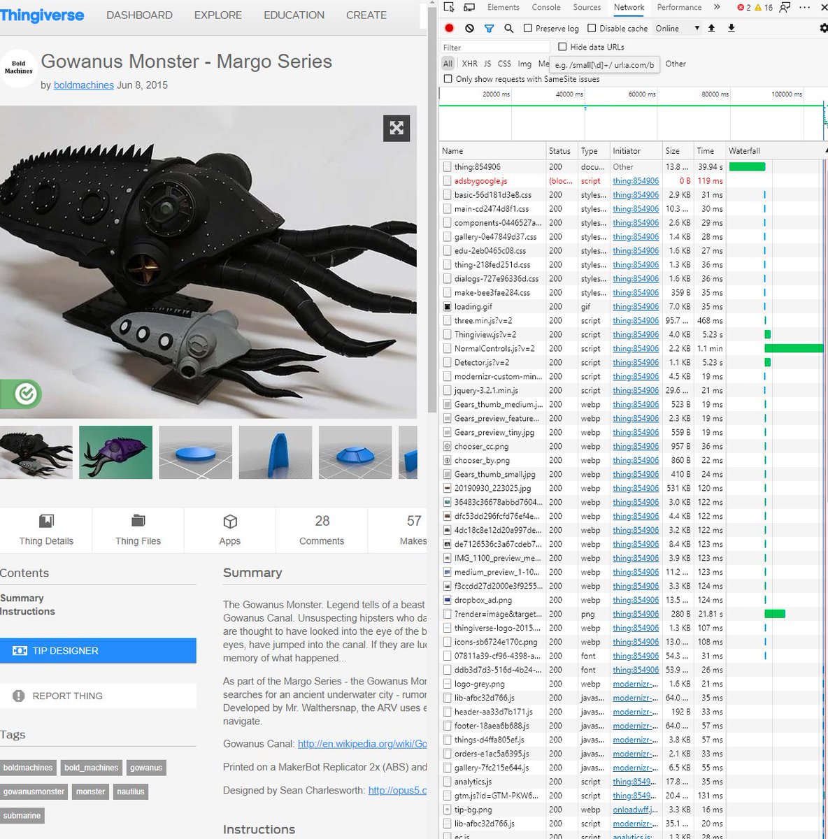 Hey <a href="/thingiverse/">Thingiverse</a>, we gotta talk...  

This response time is terrible.  If your team need a hand with this, please reach out to me via DM.   A large portion of my career has been troubleshooting issues like this.   Seriously.  Call me.  No charge.  

(RT if you want it fixed too)