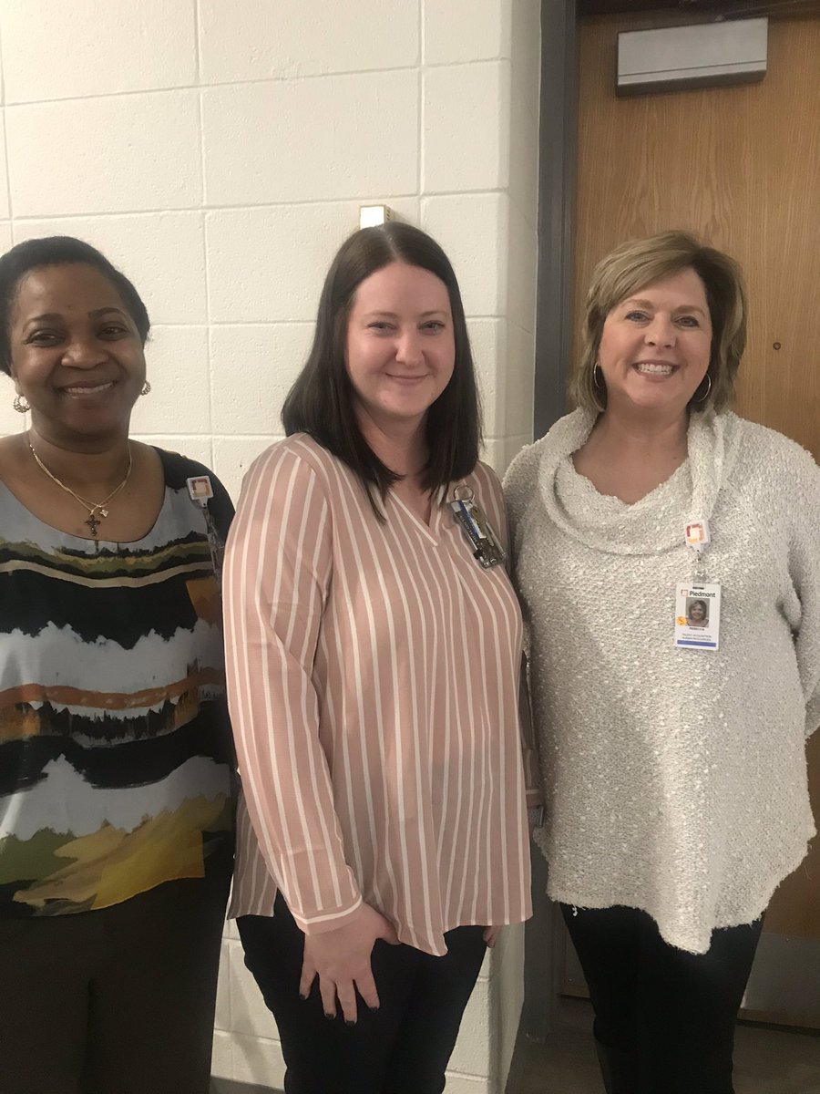 Visitors from the Piedmont system speak with our Seniors about internships #Thanks <a href="/SONatCSU/">ClaytonStateNursing</a>