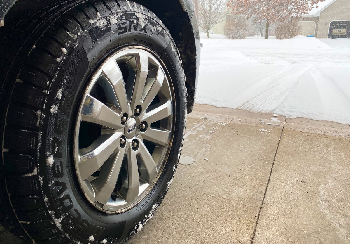 Tyr0n313's tweet photo. You know you’re old when you’re excited about tires. These @CooperTire SRX had no problem getting up my steep driveway in the snow.
#aduting https://t.co/OI2pMJgn5e