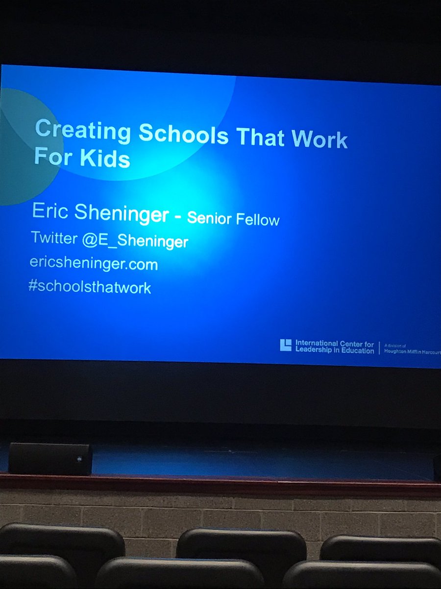 JMains16's tweet photo. Thank you @mrBrandonBailey for hosting a great day of learning from @E_Sheninger. We really enjoyed his #schoolsthatwork presentation. Also, thank you to my 9 Teacher Leaders who gave up a day in the classroom to grow professionally. #gocats #studentcentered https://t.co/VaHwygV8eL