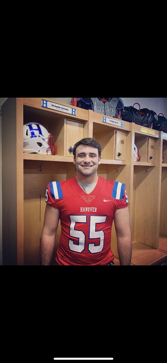 Austintex33's tweet photo. So impressed with Hanover and it’s coaches! Thanks for a great visit!  #havocinthetrenches @CoachGault @Coach_Jay53 @MTHE012 @HC_Pitbulls @HanoverFTBL @NwGaFootball https://t.co/BngnfZPZ1f