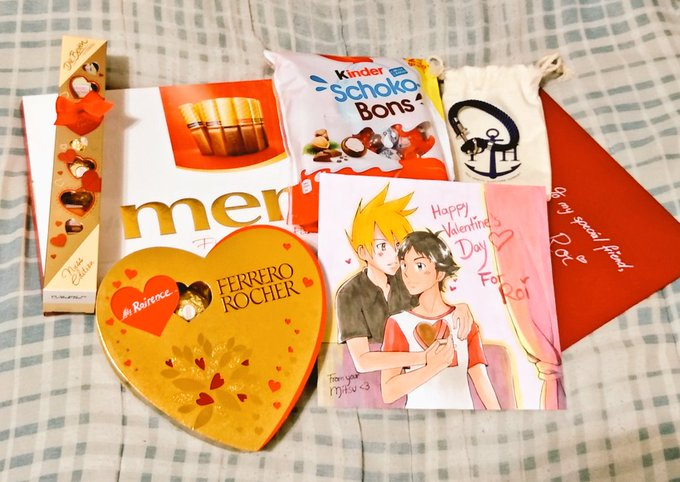 i got valentines gift from mitsu and i'm emo ? 