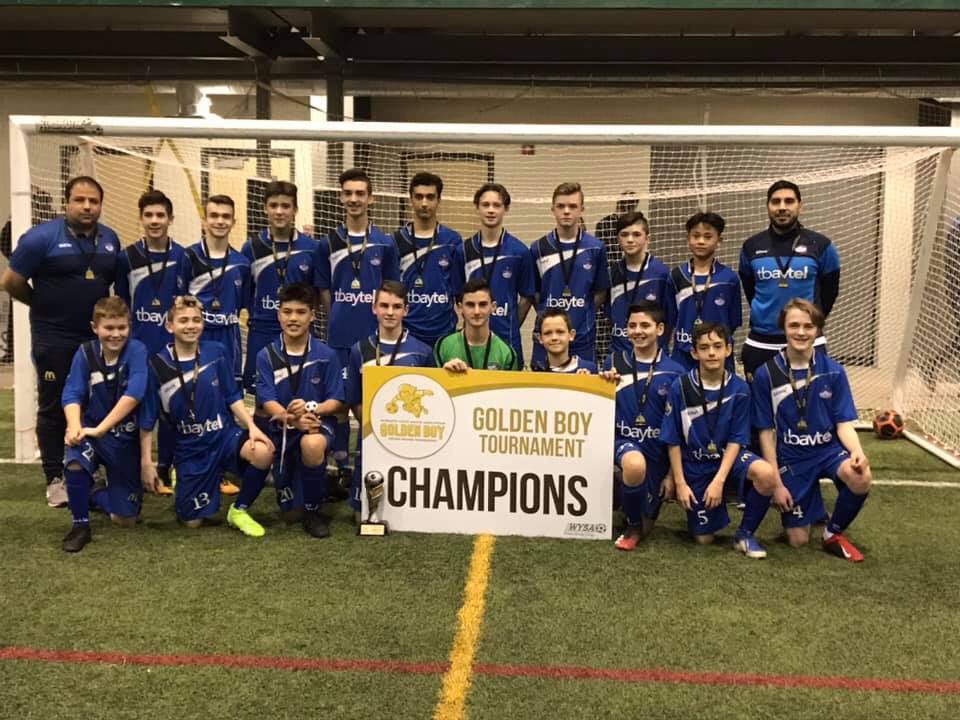 ThunderBayChill's tweet photo. An exciting day to close out Golden Boy 2020! Congratulations to the U-13B, U-13G, and U-15 G for winning the tournament!
Well played by our U-16B who fell just short in the final!
Thanks @WpgSoccer for a great weekend! See you next year ! https://t.co/Cs7OLQqwGJ