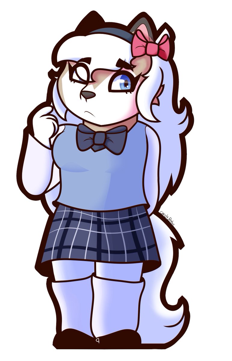 Socks_NSlippers's tweet photo. Drew my character Otto as @Dapuffster 's Whitney, for the group PKMN-Fantasy-High!  Finally posting things onto Twitter agian dfjlads https://t.co/JNoLjbB4Jn