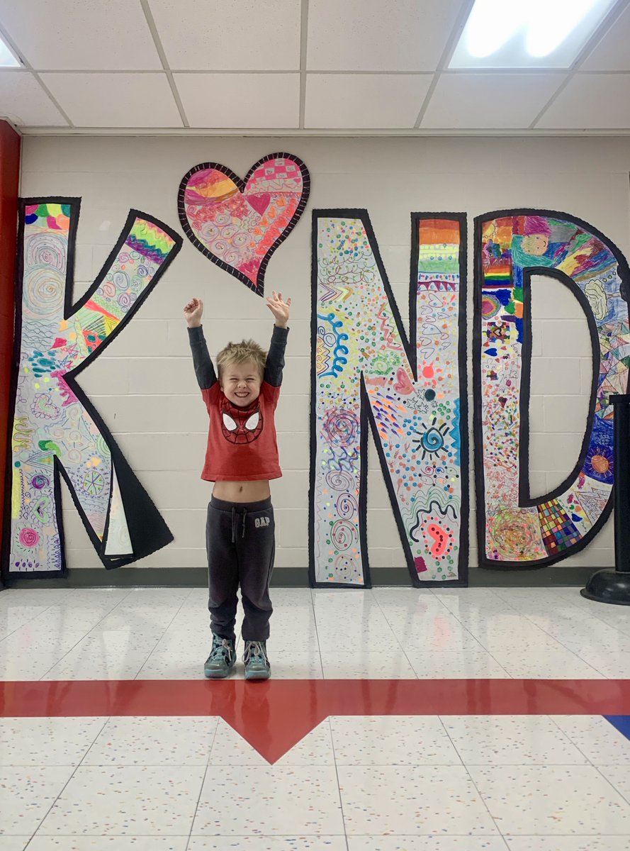 AnthonySchool's tweet photo. Be the "I" in KIND! On Random Acts of Kindness Day, we encourage you to always be the "I" in KIND. Special thank you to our 4th & 5th grade Art Club for creating this reminder for us. #TAStudents #betheiinkind #TASvalues https://t.co/PH0V1gg3HM