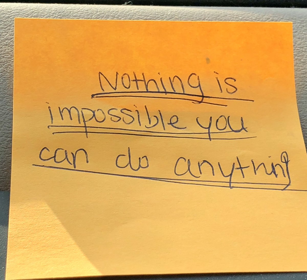 AliceHicksRoach's tweet photo. Thank you random act of kindness person at @LaCenterra leaving these Post-It note validations on cars yesterday. You made my day. #RAOK #RandomActsofKindnessWeek #RandomActsOfKindnessDay #RandomActsofKindnessDay2020 https://t.co/TiU3a9647B