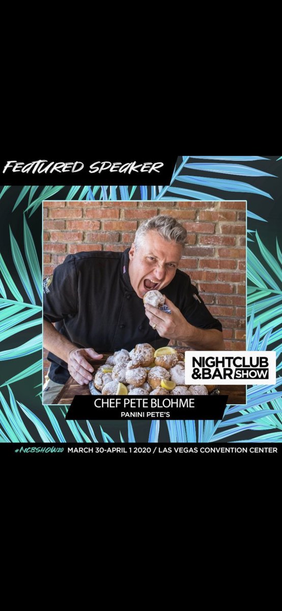 PaniniPete's tweet photo. Vegas! @NightclubBar is coming! Come see me & Ill See you there! #hospitality #nightclub #bar #barfood #featurespeaker #ppadventures #foodie #cheflife #ppadventures https://t.co/CfXEsXwdd5