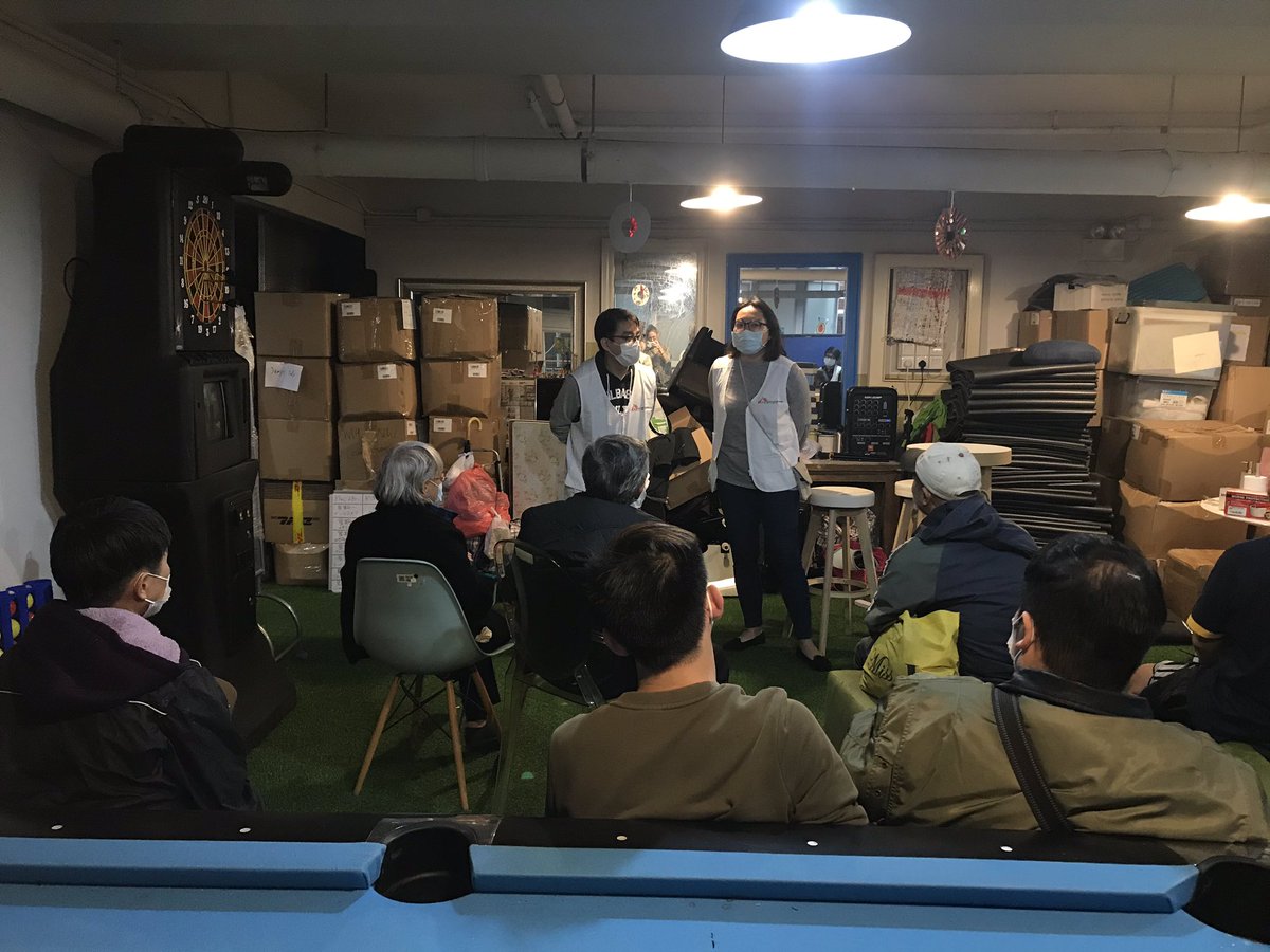 We’re exceptionally grateful to <a href="/MSF_HK/">MSF 無國界醫生</a> for paying us a visit 🙏🏽

They gave our staff, volunteers and homeless friends some guidance on how we can better protect ourselves during the #Coronavirus outbreak. 

#KindnessMatters #ImpactHK