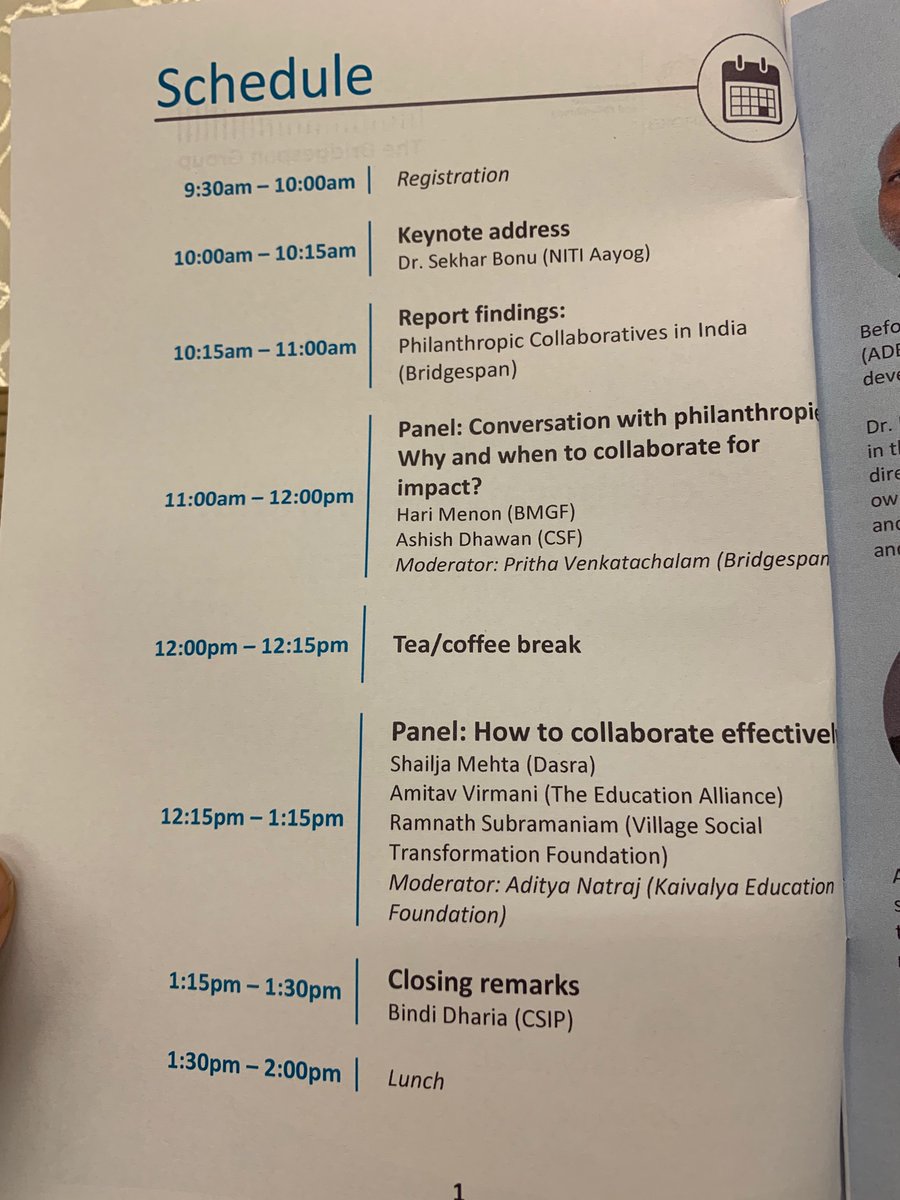 AshokaCSIP's tweet photo. TODAY: Unveiling new report, “Philanthropic Collaboratives in #India: The Power of Many,” by Pritha Venkatachalam and Kashyap Shah via #BridgespanIndia
#PowerOfCollaboratives https://t.co/MtAHr3Z1sD