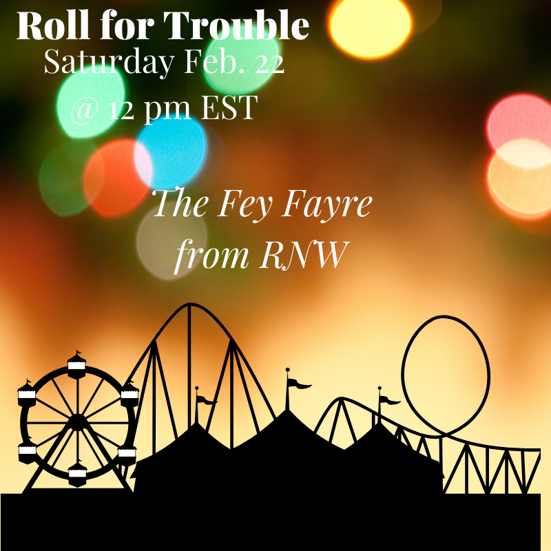 RollforTrouble's tweet photo. Guess what?? This weekend I'm putting back on my #dnd DM hat and running a fantabulous one-shot from @_r_n_w_ on @RollforTrouble at 12pm EST at https://t.co/ZCV1bX8Jjp https://t.co/t0fqhikIu2